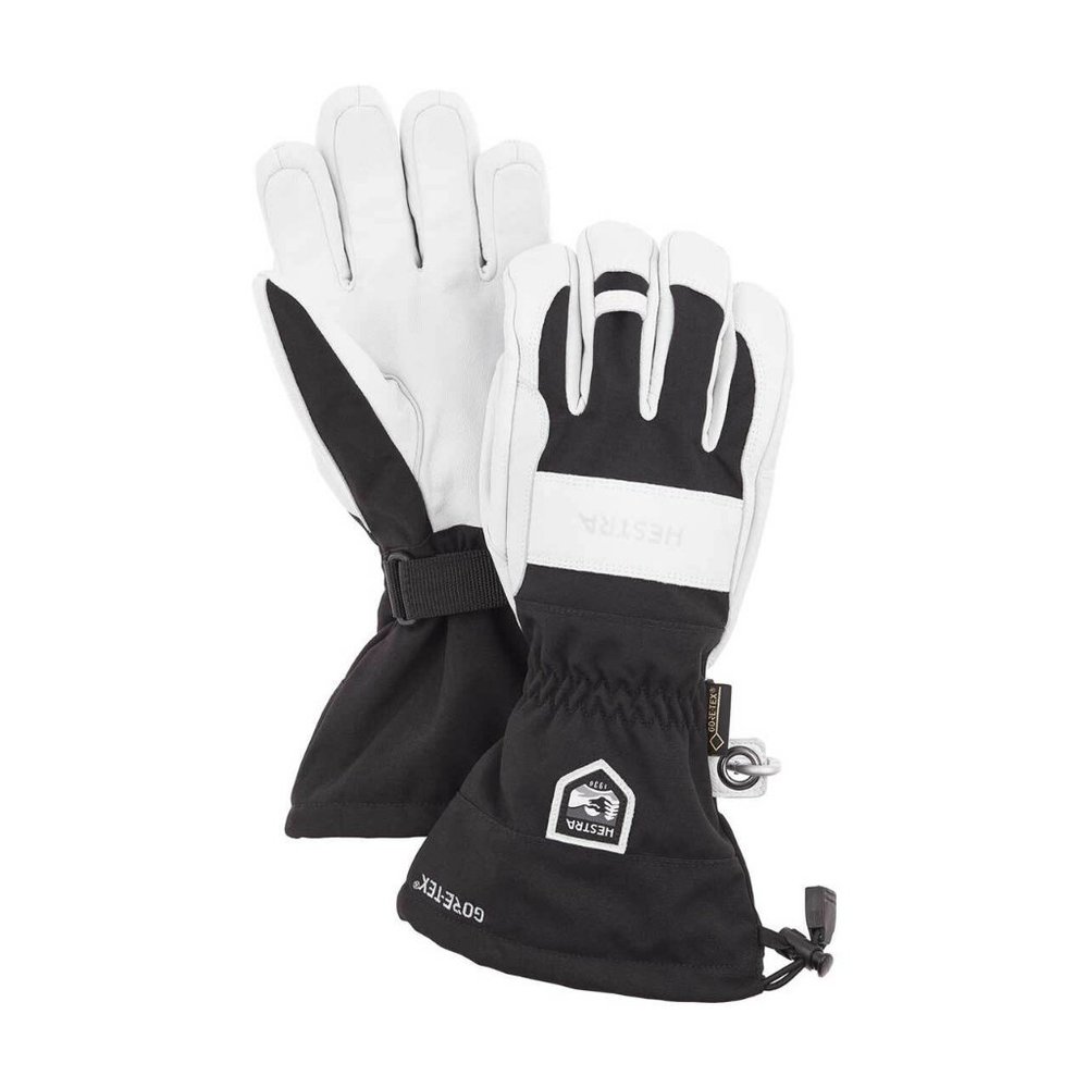 NEW HESTRA Army Leather Heli Ski GTX + GORE Grip Black 8